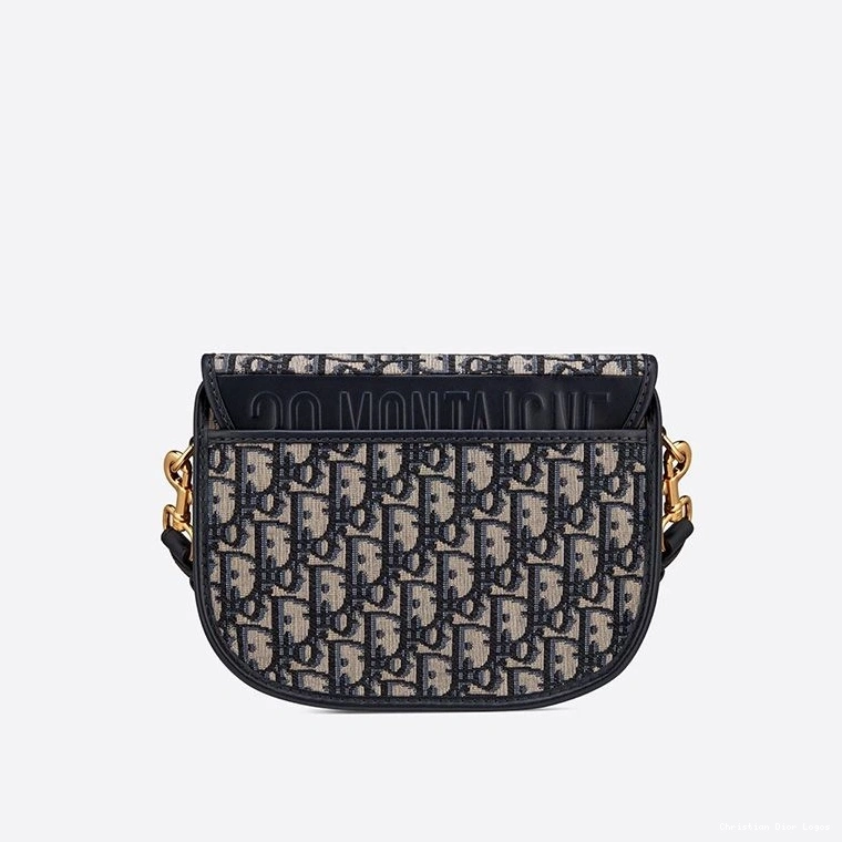 Cheap Blue Bobby Oblique Motif Bag Medium Canvas Dior 0724 Luxury